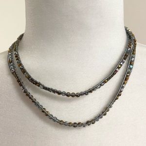 Beautiful Nakamol handcrafted leather wrap bracelet/necklace!